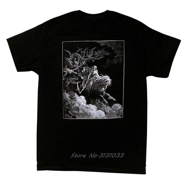 men's t shirts the vision of death screen printed t shirt gustave dore rides a pale horse tshirt men cotton tees 230419, White;black
men's t shirts the vision of death screen printed t shirt gustave dore rides a pale horse tshirt men cotton tees 230419, White;black
