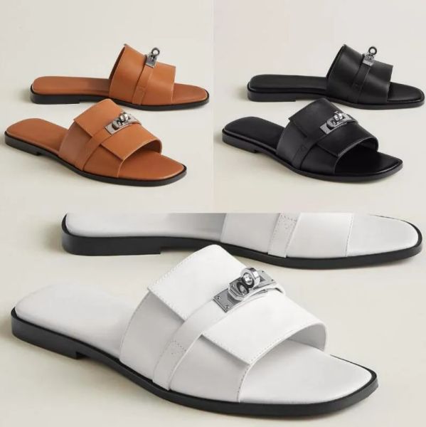 summer giulia women sandals shoes palladium-plated kelly buckle slippers calfskin leather brown black white women slip on fashion lady beach
summer giulia women sandals shoes palladium-plated kelly buckle slippers calfskin leather brown black white women slip on fashion lady beach