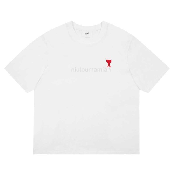 t shirts for men women round amis short sleeve and high edition summer neck new cotton macaron men's embroidery love women's t-shi, White;black
t shirts for men women round amis short sleeve and high edition summer neck new cotton macaron men's embroidery love women's t-shi, White;black