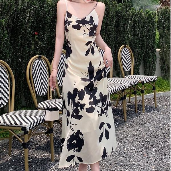 casual dresses fashion satin spaghetti strap long dress summer v-neck sleeveless slim holiday women elegant evening party, Black;gray
casual dresses fashion satin spaghetti strap long dress summer v-neck sleeveless slim holiday women elegant evening party, Black;gray