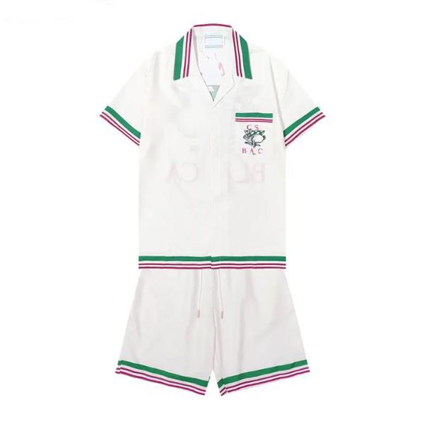mens shorts casablanca designer polo neck short sleeve set shirt letter rabbit pattern silk hawaiian beach t shirt masao san quick dry beach, White;black
mens shorts casablanca designer polo neck short sleeve set shirt letter rabbit pattern silk hawaiian beach t shirt masao san quick dry beach, White;black