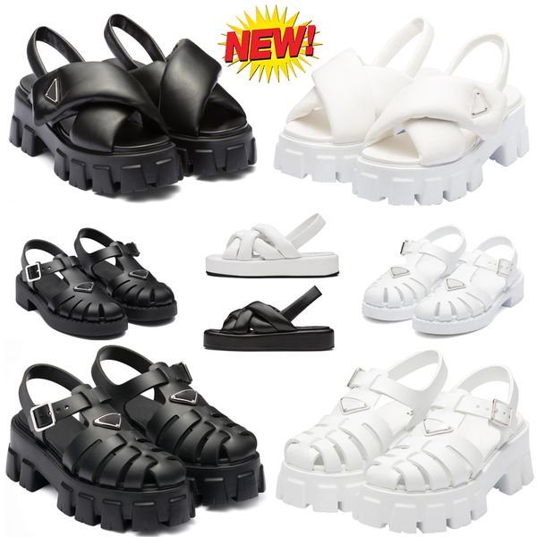 black leather shoes increase platform sandal monolith prad triangle logo non-slip leather 36-40
black leather shoes increase platform sandal monolith prad triangle logo non-slip leather 36-40