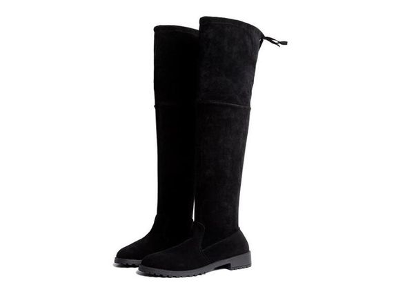 r the knee snow boots women lace up low heels dress thigh high boots shoes winter women boots mujer 5818664729, Black
r the knee snow boots women lace up low heels dress thigh high boots shoes winter women boots mujer 5818664729, Black