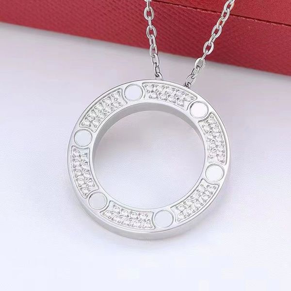 new designer necklace love necklaces classics pendant necklaces fashion diamond necklace man's valentine's day gifts for woman, Silver
new designer necklace love necklaces classics pendant necklaces fashion diamond necklace man's valentine's day gifts for woman, Silver