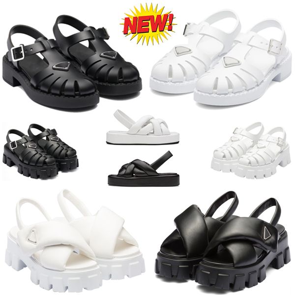 foam rubber sandals thick sole upper with metal buckle thick bottom platform designer factory footwear retro beach loafers round toe sandas, Black
foam rubber sandals thick sole upper with metal buckle thick bottom platform designer factory footwear retro beach loafers round toe sandas, Black