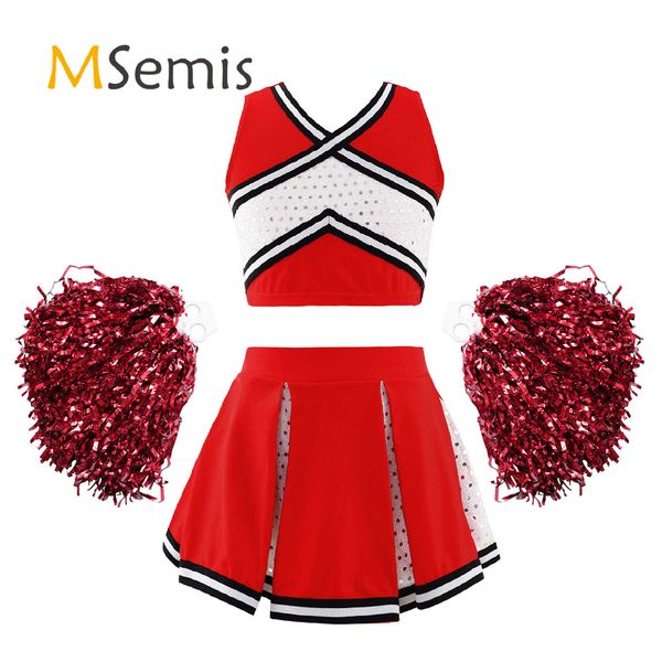 cheerleading kids girls cheerleading uniform dance costume striped front v neckline with pleated skirt and 2pcs flower balls outfit 230420
cheerleading kids girls cheerleading uniform dance costume striped front v neckline with pleated skirt and 2pcs flower balls outfit 230420