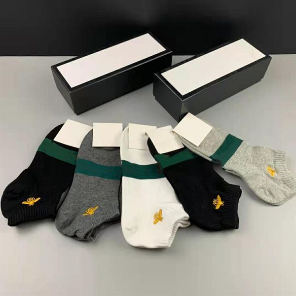 2021 men's and women's socks 5 pairs of luxury sports summer short mesh embroidery box2350, Black
2021 men's and women's socks 5 pairs of luxury sports summer short mesh embroidery box2350, Black