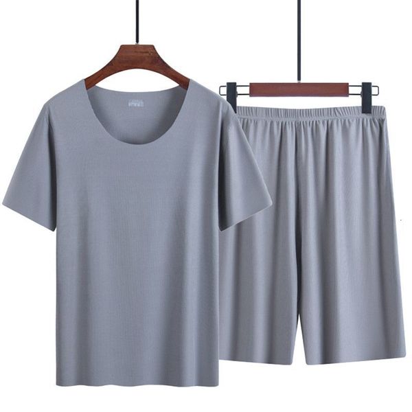 mens tracksuits t shirtsshorts summers t shirts mens set short sleeve set fashion casual tshirt ice silk fabric set men size m4xl 230419, Gray 
mens tracksuits t shirtsshorts summers t shirts mens set short sleeve set fashion casual tshirt ice silk fabric set men size m4xl 230419, Gray