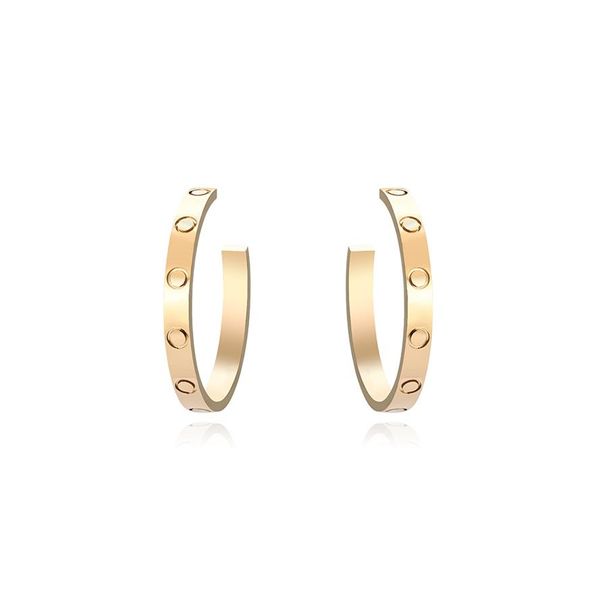 high edition hoop & huggie screw stud love earrings for women ladies girls gift jewelry 316l titanium steel designer jewelry surfa263j, Golden;silver
high edition hoop & huggie screw stud love earrings for women ladies girls gift jewelry 316l titanium steel designer jewelry surfa263j, Golden;silver