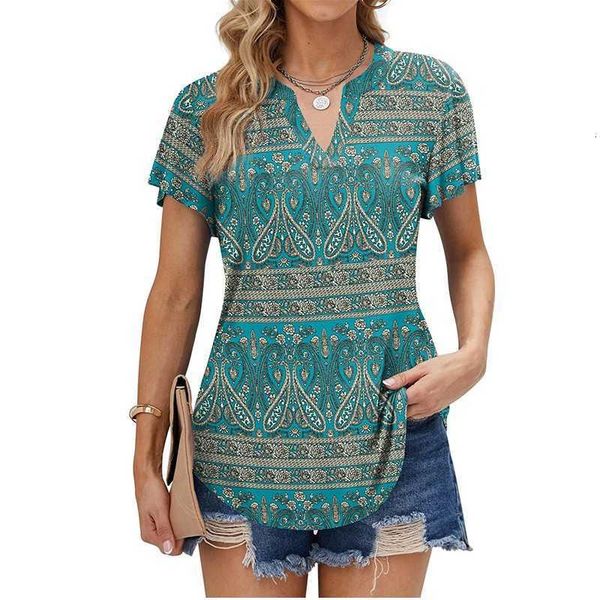 women's independently developed 2023 v-neck short sleeved t-shirt summer casual knit, White
women's independently developed 2023 v-neck short sleeved t-shirt summer casual knit, White