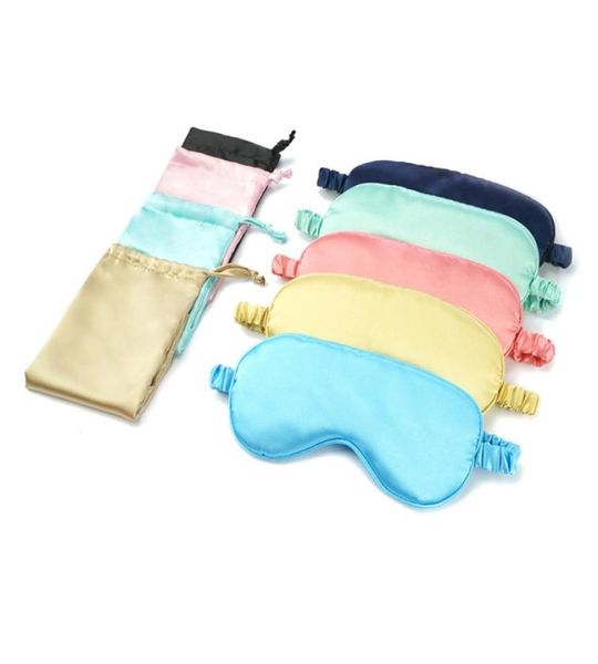 

fashionable soft custom cover silk travel night sleep eye mask with elastic strap band for sleeping7203711