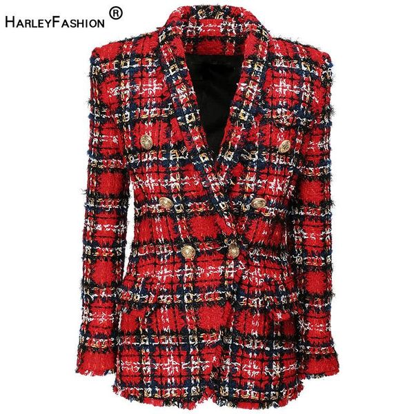 pants harleyfashion fall winter retro european plaid blazer long sleeve double button women tweed jacket, White
pants harleyfashion fall winter retro european plaid blazer long sleeve double button women tweed jacket, White