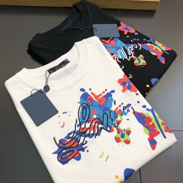 men tees summer loose casual three-dimensional letter printing camouflage butterfly logo round neck short sleeved men's and women', Black;brown
men tees summer loose casual three-dimensional letter printing camouflage butterfly logo round neck short sleeved men's and women', Black;brown