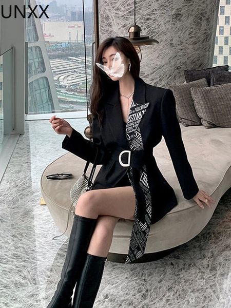 pants unxx spring autumn women irregular splicing silk scarf blazer lady office slim jacket solid color coat with belt blazer women, White
pants unxx spring autumn women irregular splicing silk scarf blazer lady office slim jacket solid color coat with belt blazer women, White