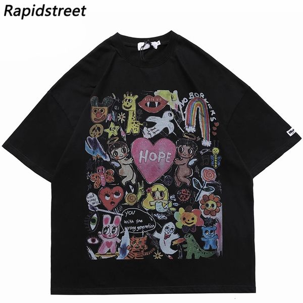mens tshirts men oversize t shirt hip hop streetwear painting letter heart rainbow angels graphic tshirt harajuku cotton tshirt 230420, White;black
mens tshirts men oversize t shirt hip hop streetwear painting letter heart rainbow angels graphic tshirt harajuku cotton tshirt 230420, White;black