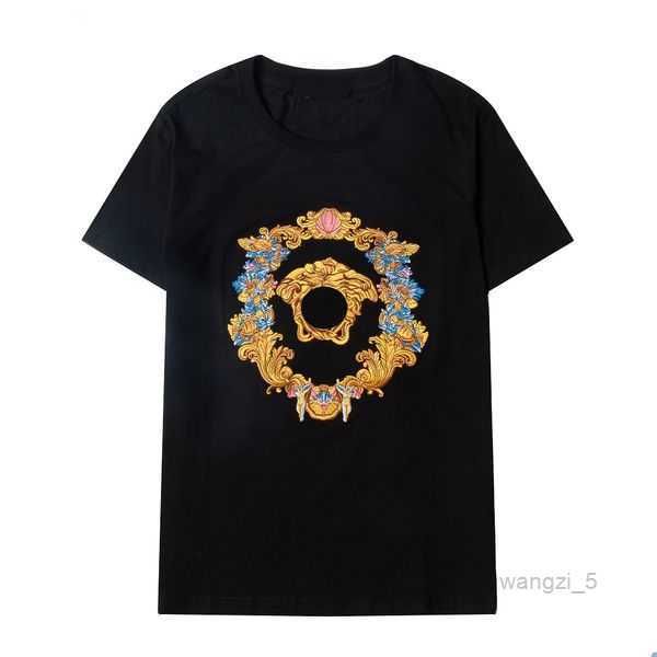 men's t-shirts medusa embroidery v-letter tide brand spring/summer pure cotton short sleeve t-shirt for men and women with the same han, White;black
men's t-shirts medusa embroidery v-letter tide brand spring/summer pure cotton short sleeve t-shirt for men and women with the same han, White;black