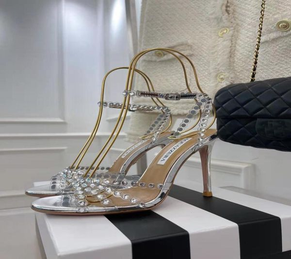 new season aquazzura shoes tequila sandals 105 sparkling party italy clear pvc crystals stiletto heel wedding bride1983004, Black
new season aquazzura shoes tequila sandals 105 sparkling party italy clear pvc crystals stiletto heel wedding bride1983004, Black