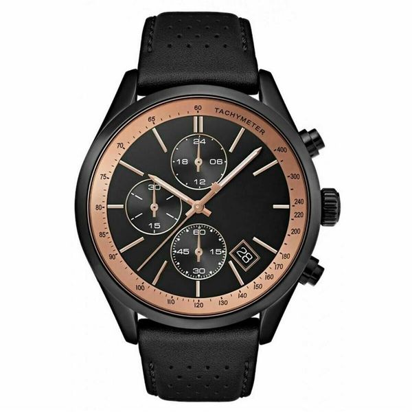 1513550 1513562 1513563 1513578 44mm black leather strap steel case chronograph men's watch2501, Slivery;brown
1513550 1513562 1513563 1513578 44mm black leather strap steel case chronograph men's watch2501, Slivery;brown