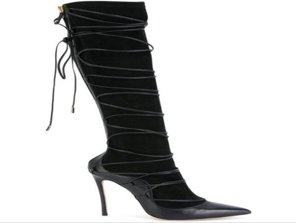 2017 new arrival black leather thigh high boots thin heel point toe over knee high booties mujer boats lace up elastic fabric sock4914240
2017 new arrival black leather thigh high boots thin heel point toe over knee high booties mujer boats lace up elastic fabric sock4914240