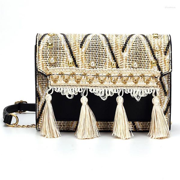 shoulder bags ethnic style fringed woven bag casual wild fashion pearl tassel decor crossbody beach for summer travel
shoulder bags ethnic style fringed woven bag casual wild fashion pearl tassel decor crossbody beach for summer travel