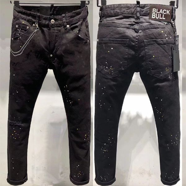designer mens jeans high street america black jeans for men embroidery pants oversize ripped patch hole denim 2023 fashion streetwear skinny, Blue
designer mens jeans high street america black jeans for men embroidery pants oversize ripped patch hole denim 2023 fashion streetwear skinny, Blue