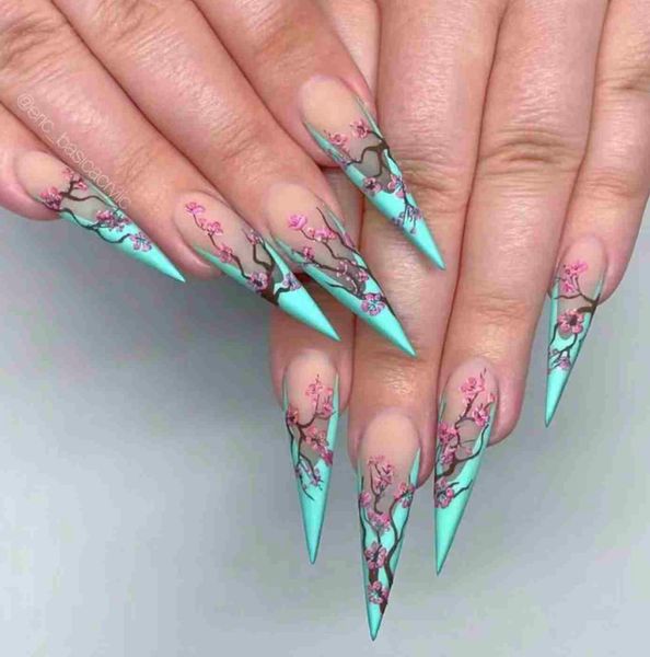false nails sky blue pointed false nails chinese style nail tips fake nails art plum bossom super long pointed armor french wear fingernail, Red;gold
false nails sky blue pointed false nails chinese style nail tips fake nails art plum bossom super long pointed armor french wear fingernail, Red;gold