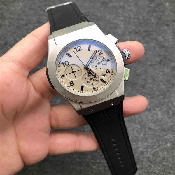 luxury mens watches classic style steel case rubber strap f1 racing watch sport quartz multifunctional chronograph wristwatches mo316l, Slivery;brown
luxury mens watches classic style steel case rubber strap f1 racing watch sport quartz multifunctional chronograph wristwatches mo316l, Slivery;brown