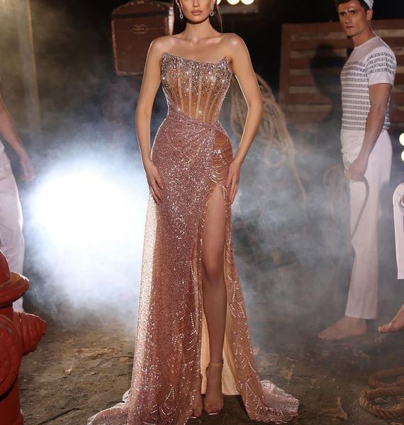 sparkly mermaid evening dresses sleeveless bateau appliques sequins floor length 3d lace side slit diamonds beads prom dress formal gown plu, Black;red
sparkly mermaid evening dresses sleeveless bateau appliques sequins floor length 3d lace side slit diamonds beads prom dress formal gown plu, Black;red
