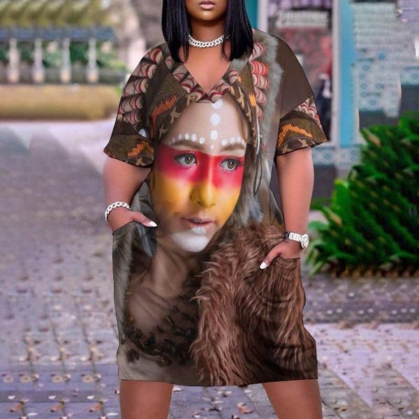 casual dresses vintage feather native women fashion print midi bohemian 3d beach dress female slim africa party v, Black;gray
casual dresses vintage feather native women fashion print midi bohemian 3d beach dress female slim africa party v, Black;gray