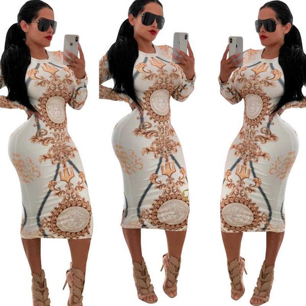 casual dresses women spring summer print bodycon dress long sleeve kneelength casual vintage dress elegant slim midi party dress vestidos j2, Black;gray
casual dresses women spring summer print bodycon dress long sleeve kneelength casual vintage dress elegant slim midi party dress vestidos j2, Black;gray