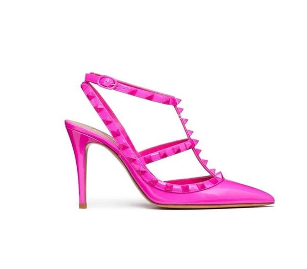 evel women luxurys designers shoes 10cm high heel balck patent leather buckled strap cage heels sandals stiletto pointed toes7427499, Black
evel women luxurys designers shoes 10cm high heel balck patent leather buckled strap cage heels sandals stiletto pointed toes7427499, Black