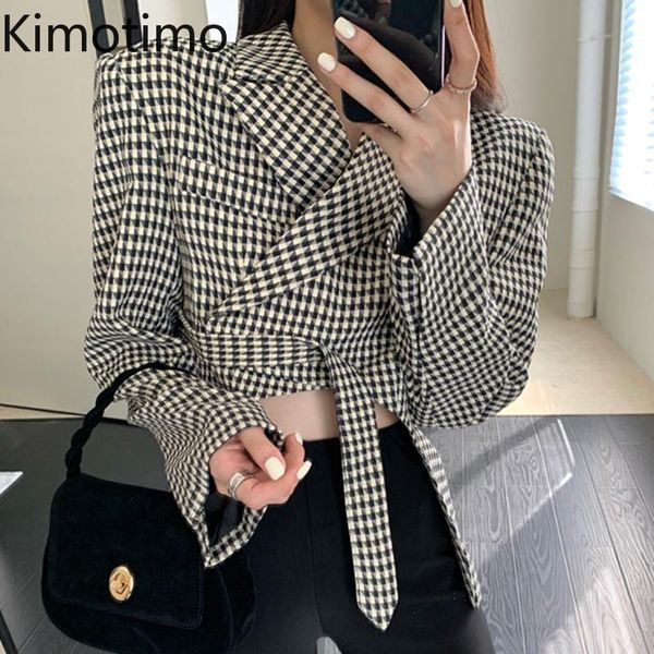 pants kimotimo plaid blazer coat women 2021 autumn fashion irregular design jacket korean chic bandage long sleeve streetwear blazers, White
pants kimotimo plaid blazer coat women 2021 autumn fashion irregular design jacket korean chic bandage long sleeve streetwear blazers, White