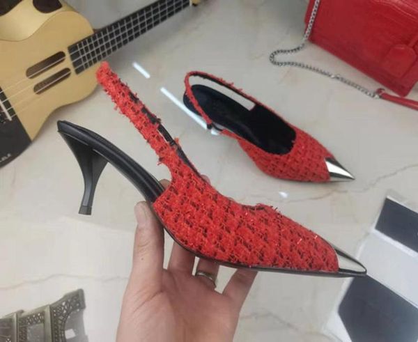 women luxury brand design pointed toe kitten heel shoes slingback high heels sandals women dress party pumps 2022 spring 05253474626, Black
women luxury brand design pointed toe kitten heel shoes slingback high heels sandals women dress party pumps 2022 spring 05253474626, Black