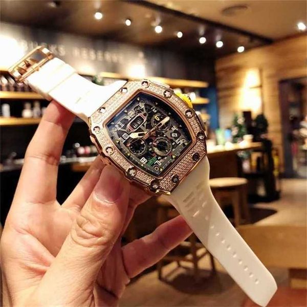milles watch luxurys mechanical watches richas for mens sky wine barrel diamond inlaid large dial fully automatic rm011 sport wristwatches, Slivery;black
milles watch luxurys mechanical watches richas for mens sky wine barrel diamond inlaid large dial fully automatic rm011 sport wristwatches, Slivery;black