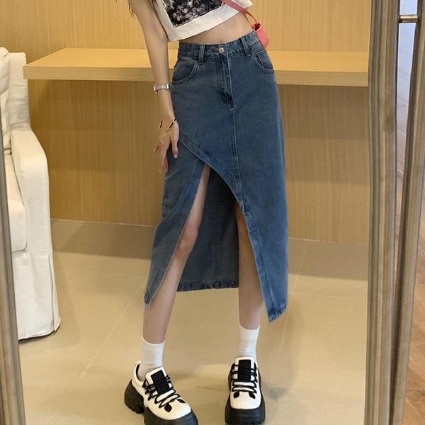 dresses 2022 new summer casual women jean skirt harajuku irregular package hip beveled slit denim skirt ladies elegant pencil skirt, White;black
dresses 2022 new summer casual women jean skirt harajuku irregular package hip beveled slit denim skirt ladies elegant pencil skirt, White;black