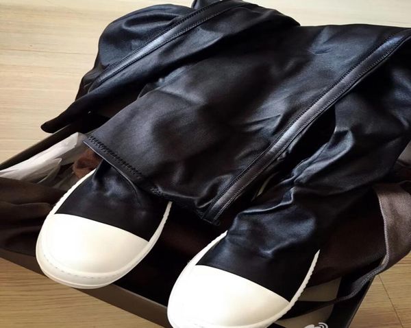 designer rick owen boots canvas high shoes boot men women shoe black lace up5901041
designer rick owen boots canvas high shoes boot men women shoe black lace up5901041