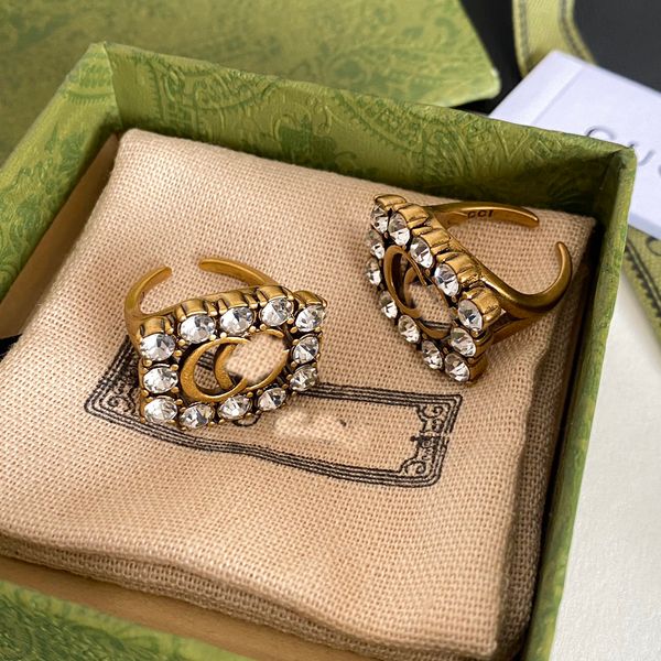 never fade brand letter ring gold plated brass copper open band rings fashion designer luxury rhinestone crystal ring for womens wedding jew, Silver
never fade brand letter ring gold plated brass copper open band rings fashion designer luxury rhinestone crystal ring for womens wedding jew, Silver