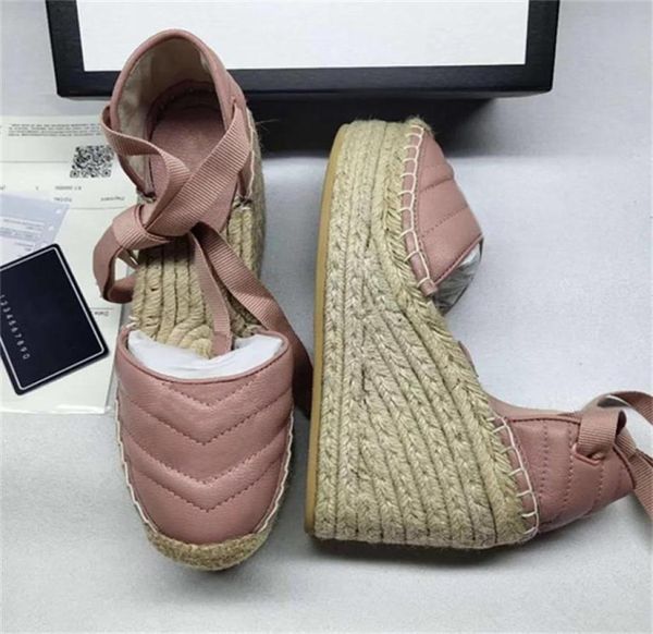 women leather wedge platform espadrille matelasse leather fashion grosgrain cord platform sandal calfskin canvas heel heels design1550925, Black
women leather wedge platform espadrille matelasse leather fashion grosgrain cord platform sandal calfskin canvas heel heels design1550925, Black