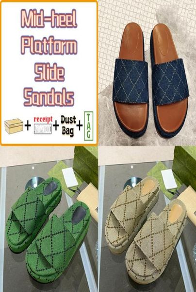 with box beach slippers midheel platform slides men women beach sandals dark blue ivory jacquard denim mouse printed canvas mens 8267318, Black
with box beach slippers midheel platform slides men women beach sandals dark blue ivory jacquard denim mouse printed canvas mens 8267318, Black