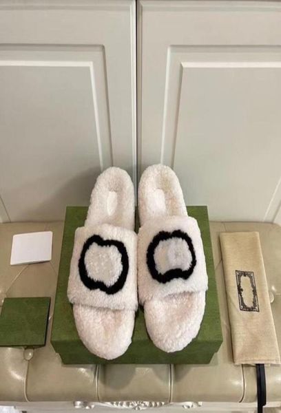women wool sandals luxurys designers shoes genuine leather slipper lady flat shoe rubber bottom with box3498849, Black
women wool sandals luxurys designers shoes genuine leather slipper lady flat shoe rubber bottom with box3498849, Black