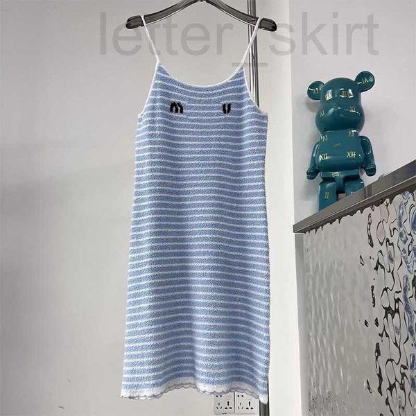 casual dresses designer knitted stripe letter strap dress sweet girl style slim skirt 2023 summer new line 7747, Black;gray
casual dresses designer knitted stripe letter strap dress sweet girl style slim skirt 2023 summer new line 7747, Black;gray