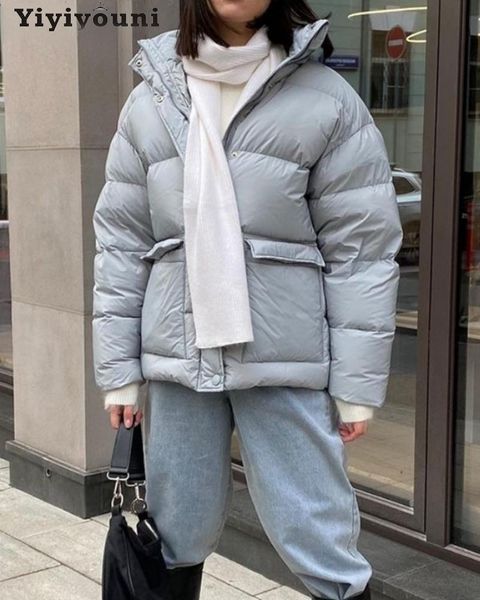 leather yiyiyouni hooded thicken bubble coat women autumn winter cotton liner puffer jacket female padded parkas solid pockets outerwear, Black
leather yiyiyouni hooded thicken bubble coat women autumn winter cotton liner puffer jacket female padded parkas solid pockets outerwear, Black