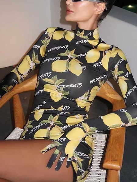 casual dresses omsj hipster street birthday party cool outfits 2022 lemon print stand neck women slim trend mini dress full sleeves with glo, Black;gray
casual dresses omsj hipster street birthday party cool outfits 2022 lemon print stand neck women slim trend mini dress full sleeves with glo, Black;gray