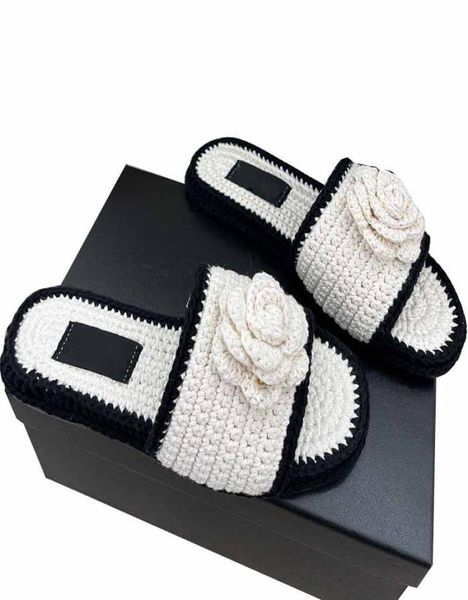 cashmere knitted womens slippers classic flat heels black white sandals 22ss mules slide flip flops beach shoes casual shoe indoor4731225
cashmere knitted womens slippers classic flat heels black white sandals 22ss mules slide flip flops beach shoes casual shoe indoor4731225