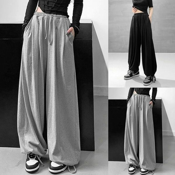 women's pants s oversize jogger vintage fashion sweatpant korean y2k summer harajuku high waist black loose wide leg trouser 230419, Black;white
women's pants s oversize jogger vintage fashion sweatpant korean y2k summer harajuku high waist black loose wide leg trouser 230419, Black;white