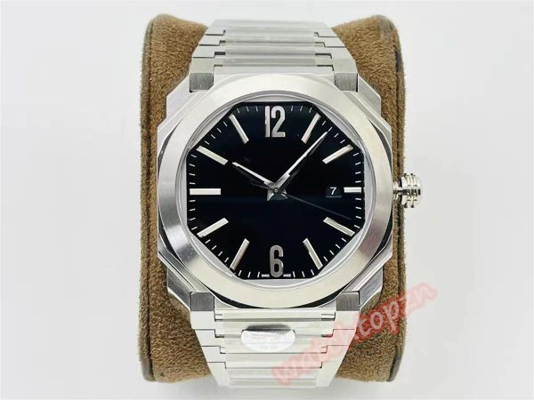 men's watch diameter 41 mm thick 10 mm with 9015 movement mechanical modification pearl sapphire glass mirror octagonal structure case, Slivery;brown
men's watch diameter 41 mm thick 10 mm with 9015 movement mechanical modification pearl sapphire glass mirror octagonal structure case, Slivery;brown