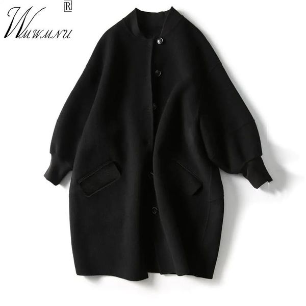 fur casual baseball collar plus size wool coats women korean fashion slim black woolen jacket basic elegant autumn winter outerwear
fur casual baseball collar plus size wool coats women korean fashion slim black woolen jacket basic elegant autumn winter outerwear