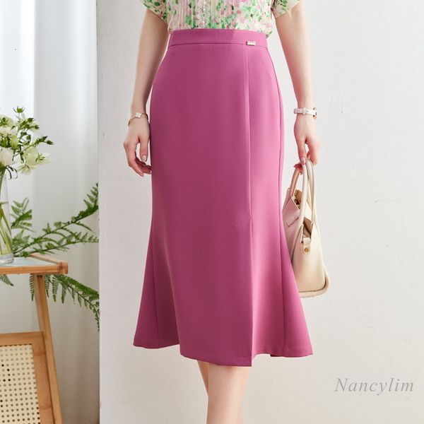skirts rose red skirt for women 2023 summer high waist slimming commuting lady midlength split sheath fishtail femme 230420, Black
skirts rose red skirt for women 2023 summer high waist slimming commuting lady midlength split sheath fishtail femme 230420, Black