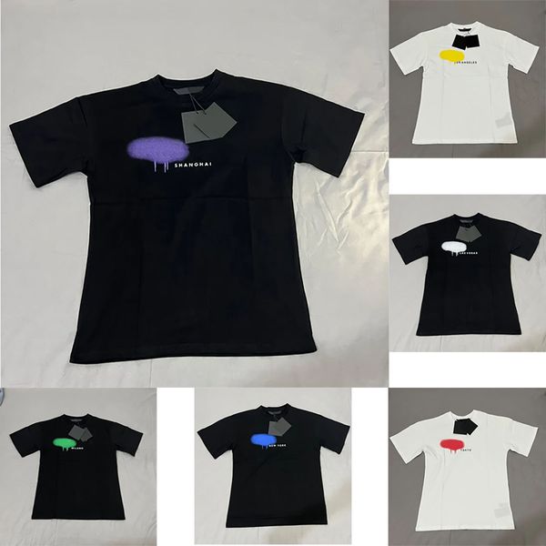 men's t-shirt designer brand t-shirt clothing senior spray letter pure cotton short sleeved spring and summer tide vintage shirts men&#, White;black
men's t-shirt designer brand t-shirt clothing senior spray letter pure cotton short sleeved spring and summer tide vintage shirts men&#, White;black