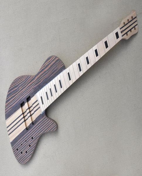 factory electric semifinished zebra wood body bass guitar kits with 6 strings diy guitar maple fretboard no paint can be changed6034582
factory electric semifinished zebra wood body bass guitar kits with 6 strings diy guitar maple fretboard no paint can be changed6034582